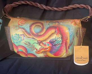 Anuschka Imperial Dragon Handbag