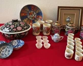 Cloisonne Decor  Sake Cups