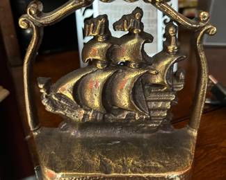 brass book ends