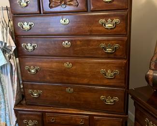 tall dresser - The dresser comes in 2 pieces .