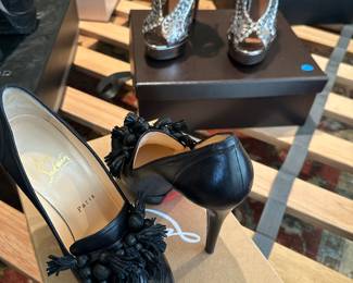 Louboutin tassel heels