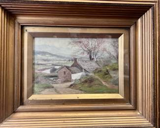 Original Gouache Framed Painting