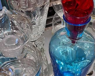 Signed Art Glass Decanter, Waterford Millenium Love Crystal Decanter (20% off)