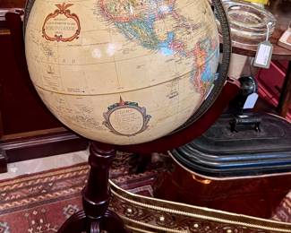 World Globe on Stand