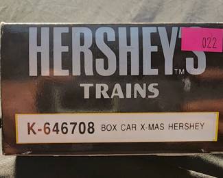 LOT 22 - K-646708 BOX CAR HERSHEY CHRISTMAS