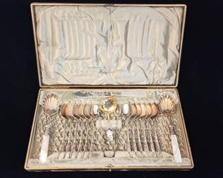 Silver plate utensils