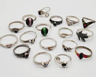 Sterling rings