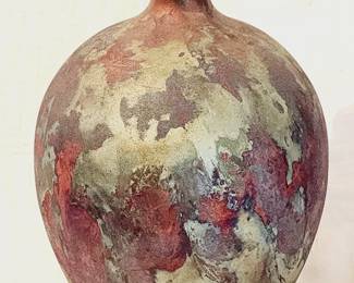 Raku vase 
