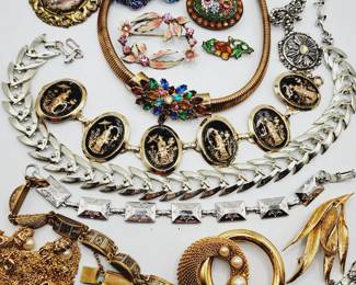 Vintage costume jewelry 
