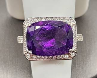 Amethyst ring