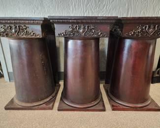 Antique architectural columns 