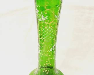 Antique glass vase 