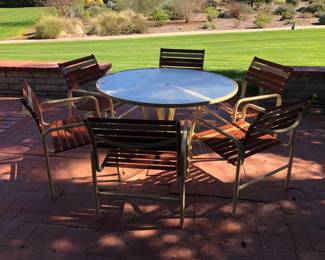 Outdoor patio set Brown Jordan