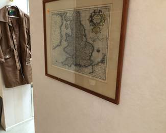 Framed map
