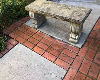 Cement bench