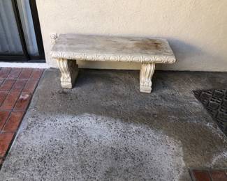 Cement bench