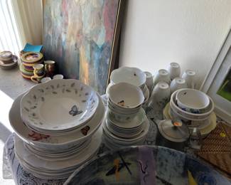 Lenox butterfly China set