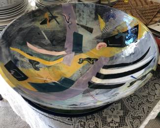 Large handmade bowl