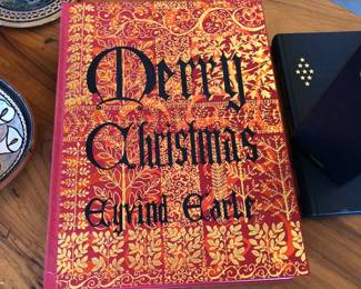 Eyvind Earle Christmas book. This is a large coffee table book