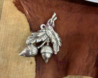 Sterling silver.  Perfect for chip and dale.