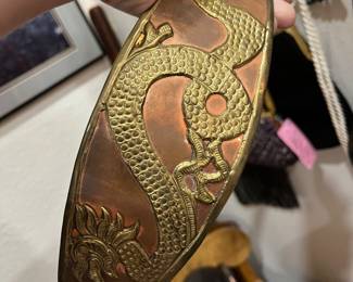 Brass and copper belt.  Pretty awesome.