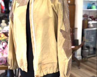 Suede and Snakeskin from the 70's.  Bananas.