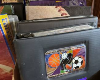 One hundred million baseball, football, basketball cards. 