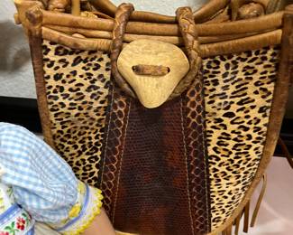 Incredible vintage bag.  Leather. Love.