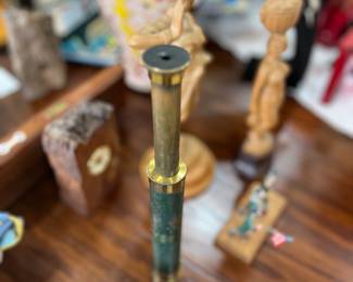 spyglass to find out what the neighbors are up to.  I'm sure it's no good. Antique.