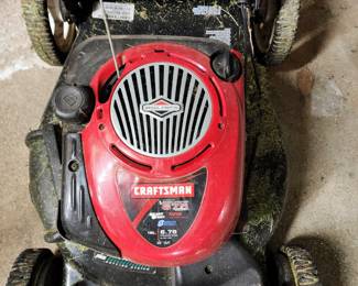 Craftsman Ready Start Push Lawn Mower 22" Cut with 6.75 Briggs & Stratton Engine