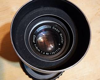 Ernst Leitz Wetzlar Elmar 9cm Lens