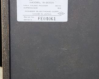 Pioneer speakers