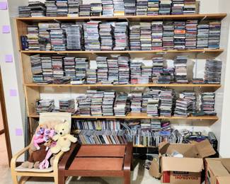 SOOOO MANY DVD's & CD's!!!!