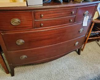 Mahogany Chest w/Mirror