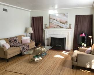 Couch and Chair $100. 