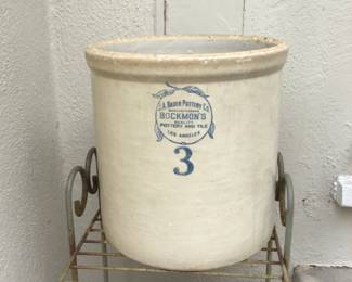 Bauer Pottery Measures 10-3/4" Diameter x 10.5"H 