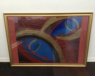 Varya "Nightsong" $150     Measures 39"W x 27"H