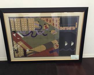 Melanie Lindquist Serigraph 87/90 $150              
Measures 48"W x 24.5"H
