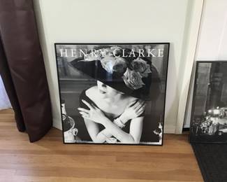 Framed Henry Clarke Woman in Hat $30              Measures 24"W x 24"H