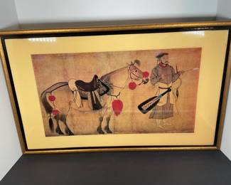 Archer & Horses in Acrylic