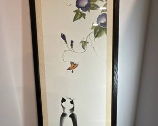 Japanese Cat Brushstroke by MP Klare