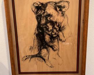 Art Picture on Glass by Verily