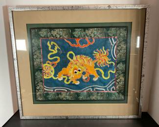 Vintage Asian Embroidery /Tapestry 