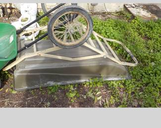 This is a duck decoy buggy for water or land