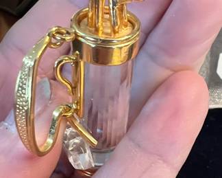 Gold Golf Club Crystal Bag
