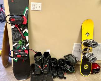 Snow Boarding Boots & snowboards