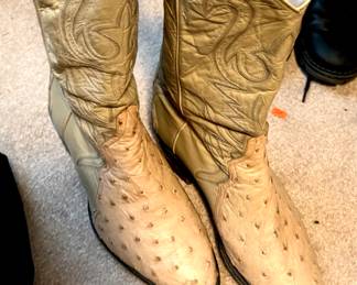 Mens OSTRICH BOOTS