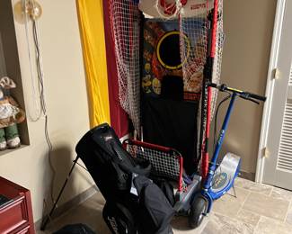 Indoor basketball game