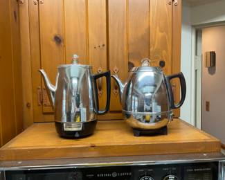 VINTAGE COFFEE POTS.  