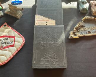 VERY NICE CARPENTERS BOOKS.  ANTIQUE